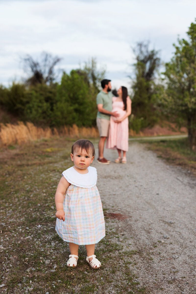 Young child during relaxed family photo session, lifestyle family photographer Northern Virginia