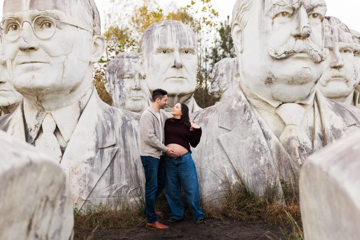 virginia maternity photography presidents heads